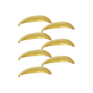 Imagem de Puxador Concha Puxador Armario Gaveta Colonial Moveis Retro (7, Dourado Brilho)