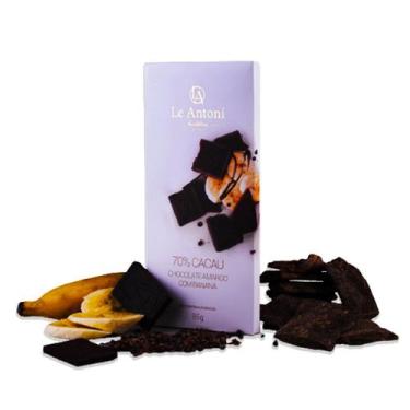 Imagem de Chocolate 70% com Banana 85g - Le Antoní