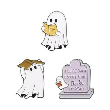Imagem de Conjunto De Pins Esmaltados De Personagens De Filmes De Terror De Hall