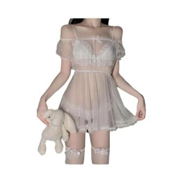 Imagem de Fantasia De Cosplay De Freira Travessa, Traje De Lingerie Sexy De Conv