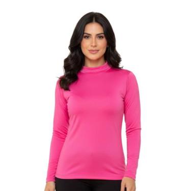 Imagem de Blusa Térmica Gola Alta Feminina Básica Inverno Segunda Pele - AG Indu