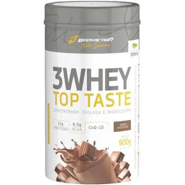 Imagem de Whey Protein 3W Top Taste 32g Proteína 900g Body Action