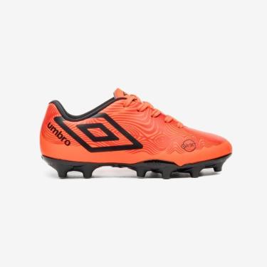 Imagem de Chuteira Campo Umbro Orbit Infantil [Cor: Coral - Tamanho: 34]-Unissex