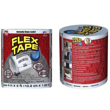 Imagem de Fita Adesiva Flex Tape A Prova D`Agua Cola Tudo Vazamentos