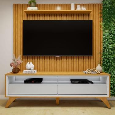 Imagem de Rack com Painel para TV até 75 Polegadas 308,3cmx180cm Laqueado 100% M