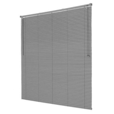 Imagem de Persiana Cortina Horizontal Off 25mm PVC Rolo 140x130cm Sala Cozinha Q