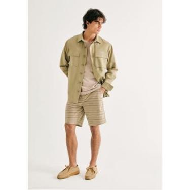 Imagem de Bermuda Masculina Fio Tinto Listrada-Masculino