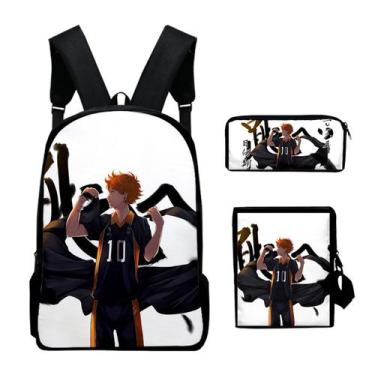 Imagem de Conjunto de mochilas Hinatas Shoyos Cartoon Kids School 3 unidades - y