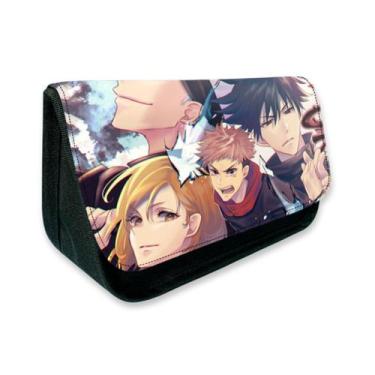 Imagem de Estojo para lápis Jujutsus Kaisens Cartoon Anime Large 21x14x7,5 cm - 