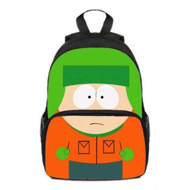 Imagem de Mochila South Park Kyle Broflovski para escola infantil 25x11x33cm - Y