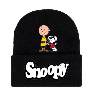 Imagem de Chapéu de malha, gorro de inverno, chapéu Snoopys Anime para adultos -