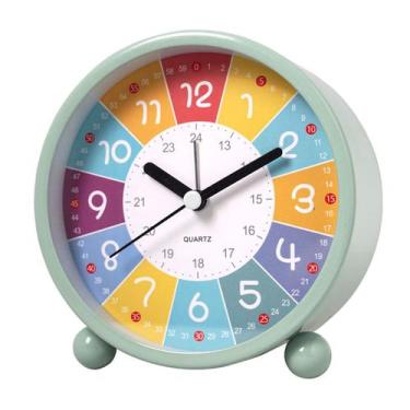 Imagem de Despertador Colorful Metal Kids Twin Bell, sem tique-taque - yiweisai