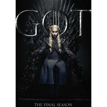 Imagem de Pôster Game of Thrones Daenerys Targaryens Anime Art 30x42cm - yiweisa