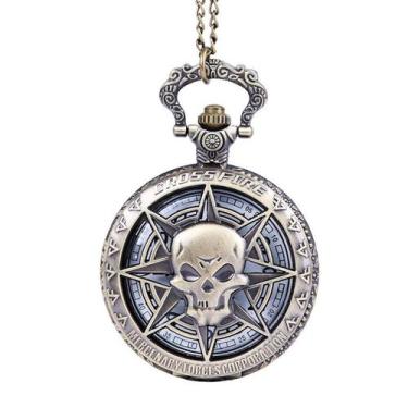 Imagem de Relógio de bolso Ghost Retro para crianças com corrente - yiweisai