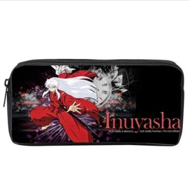 Imagem de Bolsa de lápis Inuyashas Anime Pencil Box Big Capacity Oxford - yiweis