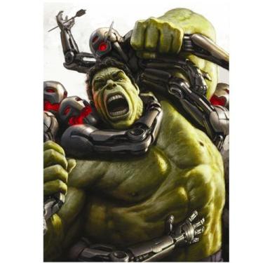 Imagem de Pôster: arte de parede, pintura decorativa, Green Hulks, anime retrô -