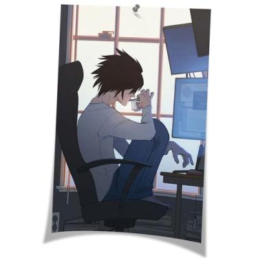 Imagem de Pintura de parede em tela Deaths Notes Dazais Osamus Anime - yiweisai