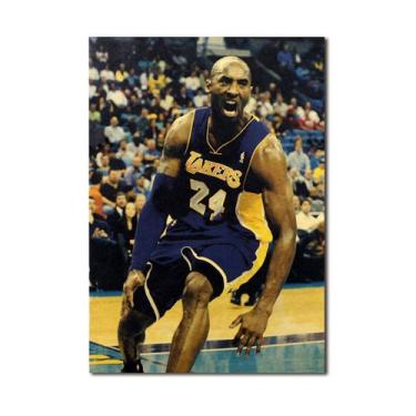 Imagem de Pôster: arte de parede, pintura decorativa, Kobe Bryant, anime retrô -