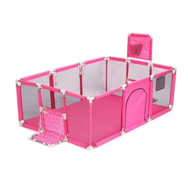 Imagem de Cercadinho Infantil para Bebê Seguro com Tela Transparente Sem Pontas