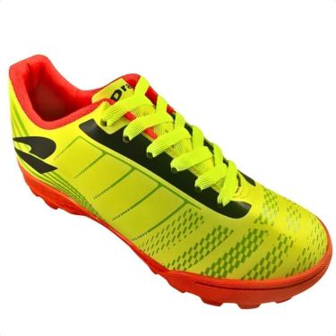 Imagem de Chuteira Infantil Dray Society Com Trava Grama Sintética Resistente Confortável-Masculino