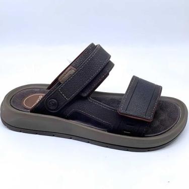 Imagem de Sandália Masculina Cartago Santorini VII Estilo Conforto 12537, Marrom