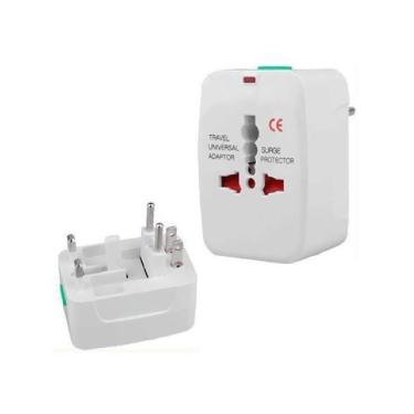 Imagem de Adaptador de Tomada Universal para Viagem - 150 países - Bivolt