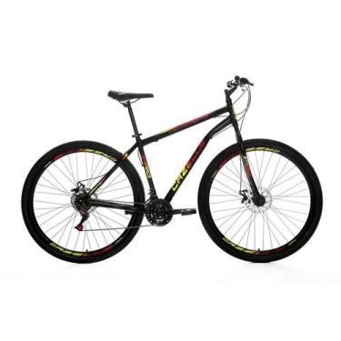 Imagem de Bicicleta Cazelle Roma A.29 Tam 18 Aco Carbono F.disco 21v -Quadro Pre