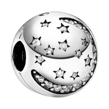 Imagem de Pulseira Feminina De Prata Esterlina 925 Com Pingentes Redondos De Flo