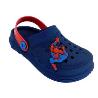 Imagem de Sandália Grendene Spider Man New Step Babuche 23235 -Juvenil-Masculino