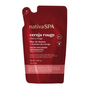 Imagem de Refil Loção Desodorante Corporal Nativa Spa Cereja Rouge 350ml O Boticário