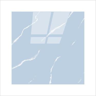 Imagem de Kit 16 Pisos Porcelanato Mármore Adesivo Brilho Lavável para Banheiro 