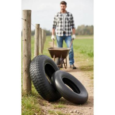 Imagem de Pneu Carrinho Mão 3.25x8 C/ Câmera: Carga Segura - Congratulations Sto