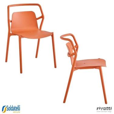 Imagem de Kit 2 Cadeiras Outdoor Enjoy UV Empilhável Várias Cores - Rivatti, Pês