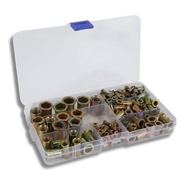 Imagem de Kit Com 170 Rebites Rosca Interna Porca Profissional Loxer