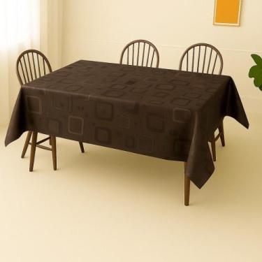 Imagem de Toalha De Mesa Metalizada Marrom Mod6135D Rolo 1,37x20m Vinil PVC - Pl