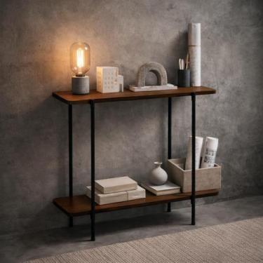 Imagem de Aparador De Sala Buffet Mesa Jantar Decoração Lar Apartamento - LOVE P