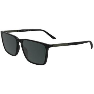 Imagem de Óculos de Sol Calvin Klein CK25505S 001 - Preto 58-Masculino