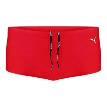 Imagem de Sunga Masculina Puma Lateral Larga Original Praia Piscina Natação Conforto e Estilo-Masculino
