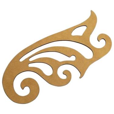 Imagem de Regua Francesa Patchwork Costura Modelista Mdf LMR-1118-N - Lanmax