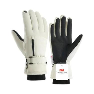 Imagem de Luvas De Inverno Quentes E Impermeáveis com Tela Sensível Ao Toque Par