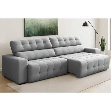 Imagem de Sofa 4 Lugares Retratil Reclinavel 280cm Veludo Atualle Ferguile