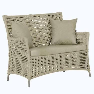 Imagem de 1 Sofá área Externa Igapó Alumínio Fendi Corda Náutica E7 Rami