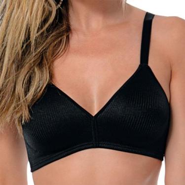 Imagem de Sutiã Moderato Adulto Feminino Microfibra Macia e Respirável DeMillus,