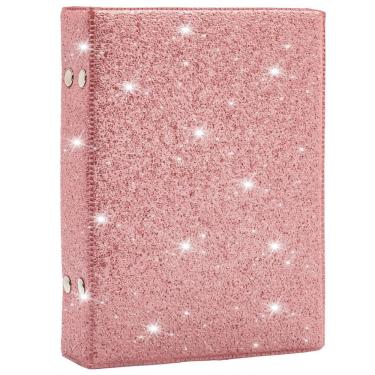 Imagem de Álbum Fotográfico OEM Glitter 10x15 Pop Top Couro Sintético Capa Dura para 120 Fotos Pa...
