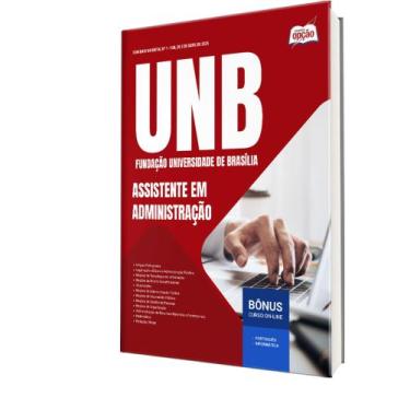 Imagem de Apostila UNB - Assistente em Administração - Apostilas Opção