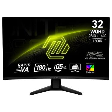 Imagem de Monitor Gamer 31.5" MSI MAG 32CQ6F Curvo Led 1500r WQHD 180hz 0.5ms AMD FreeSync -...