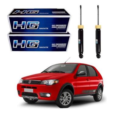 Imagem de Par Amortecedor Traseiro Fiat Palio Way 1.0 2013 A 2017 - Nakata