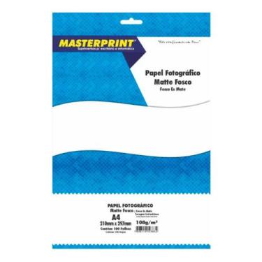 Imagem de Ma Mp-papel Foto Auto Adesivo Matte Fosco 108g/m2 A4 - 20fol - MASTER 