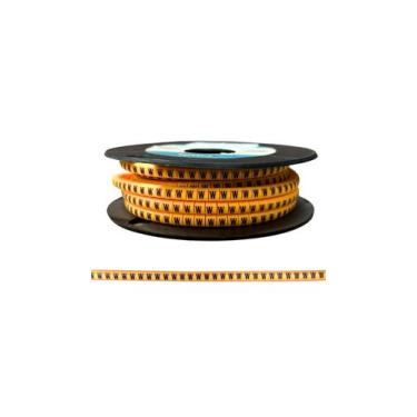 Imagem de Anilha de Identificação EC-0 Letra W 0,75mm a 1,5mm - 1000 Und - Stark