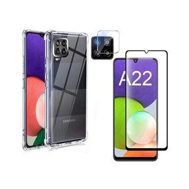 Imagem de Capa Capinha Case Samsung Galaxy A22 4g Tela 6.4 + Película Câmera + P